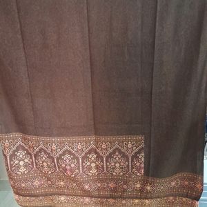 Brown Pashmina Suit