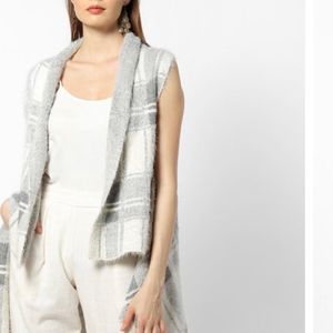 Fort Collins Checkered Front Open Cardigan