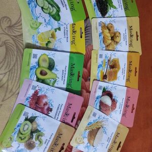 Combo Pack Of 10 Mask Having Different Flavours