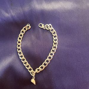 A Silver Broken Heart Braclet