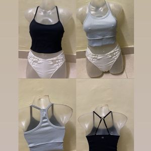 2 Camisole Top Bra Padded