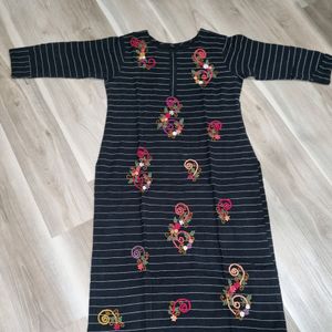 Kurta With Hand Embroidery Not Used .