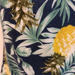 Shein Tropical Pineapple Palm Print Dress