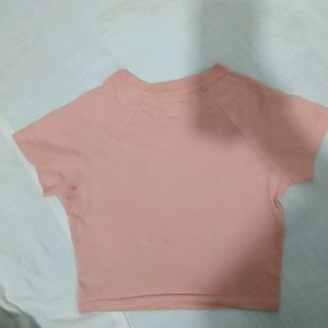 Pink Baby Tee Women