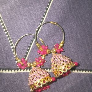 Combo of Earing And Key Chain