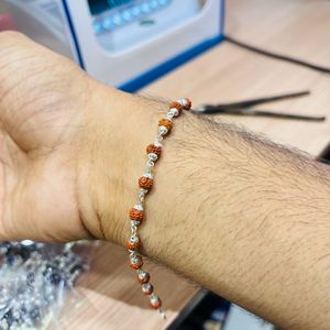 pure silver braclets rudraksh