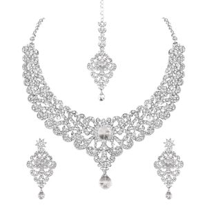 MR RHODIUM JEWELLERY SET FOR WOMEN