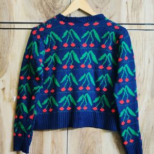 Blue  & Green Cardigan Size-36-38