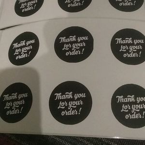 Thank you Stickers