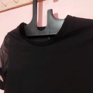 Unused New Black Long Top