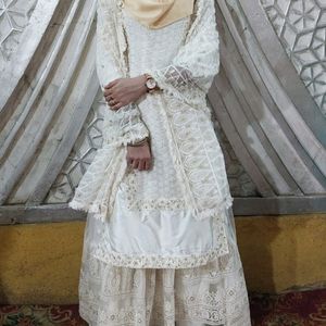 Off White Sharara Suit