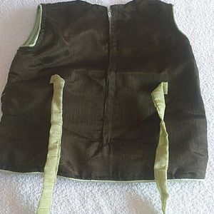 Olive Green Kids Choli...