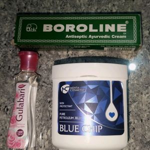 BOROLINE, ROSE WATER, VASELINE 💚❤️💙