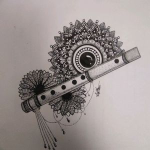 Mandala Flute Art