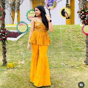 Sharara Dress For Haldi Function