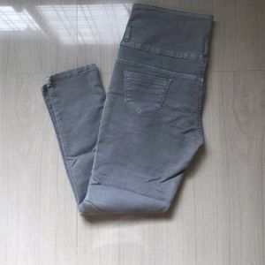 HIGH WAIST JEANS (Grey) (Size 32)