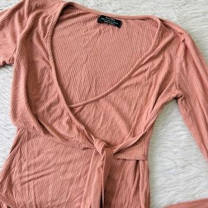 Bershka Ribbed Bodysuit