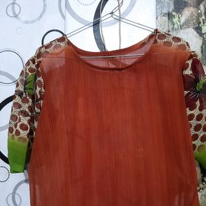 Handmade New Transprint Kurti