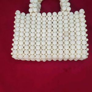 Vintage Cherry Bead Handbag