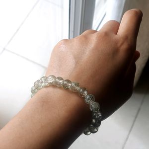 CLEAR BEADED BRACELET