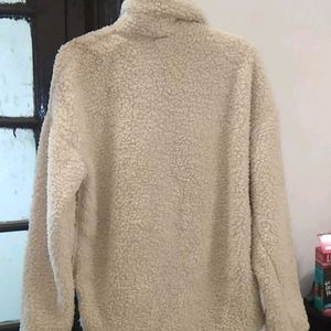 Urbanic Faux fur sweater Cream Colored