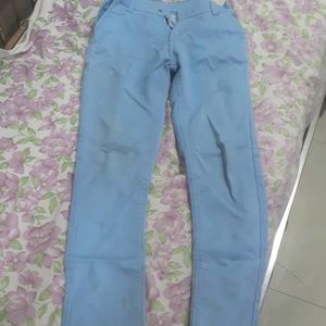 Skinny Fit Pant Blue Color