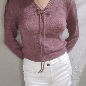 Korean Sweater Top Woolen Trending Aesthetic