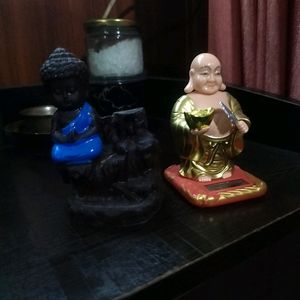 Combo Of Laughing Budda & Smoke Buda