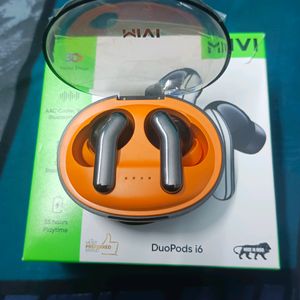 Mivi Duopods I6TWS Earbuds (Black)