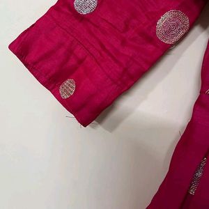 pink kurta