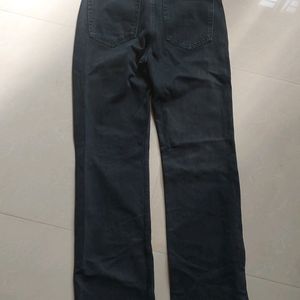 Mango Straight Fit High Waist Jean