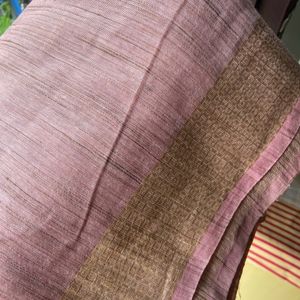 Semi Jute Saree With Blouse