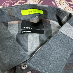 Party wear, grey coloured shirt