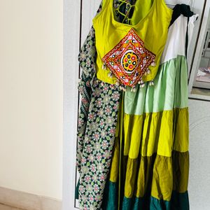 Navratri Lehenga With Blouse N Dupata