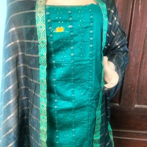 RAVISHING COTTON SILK UNSTITCHED SUIT