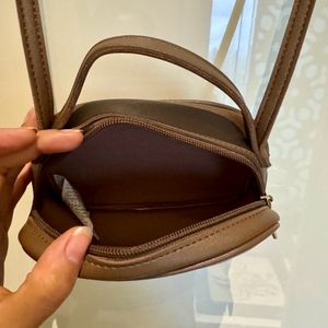 Miniso Brown Sling Bag