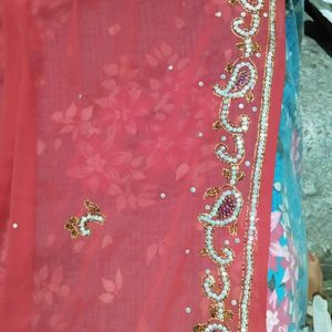 Stone Work Saree