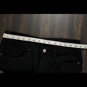 Wide Leg Black Jeans