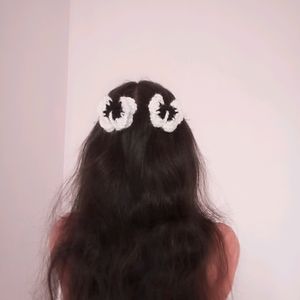 Handmade Crochet Hair Clips