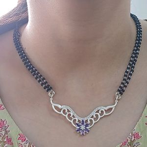 Real Silver Mangalsutra