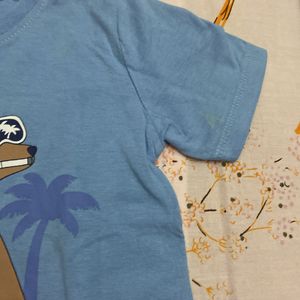 Kids T-shirt - Blue Let’s Go