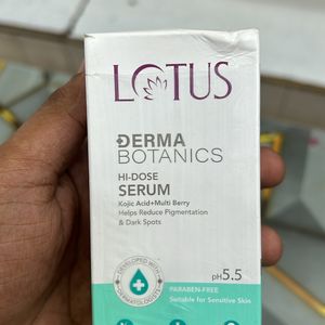 Lotus Face Serum Derma Botanics Hi Dose Serm