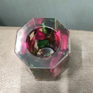 Glass Pen Stand