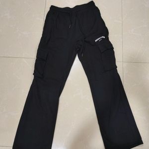 Bonkers Corner Black Utility Straight Fit Pant