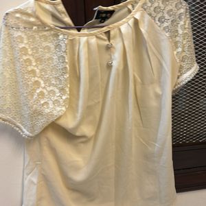 Women Top Cream Color