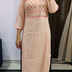 Embroidered Kurta