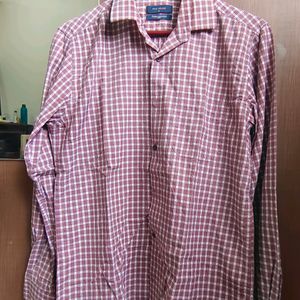 Men Formal Shirt - Grape Color Checked