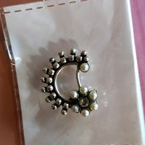 Unused Silver False Nose Pin