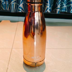 Copper Golden Thermostat Hot Cold Water Bottle