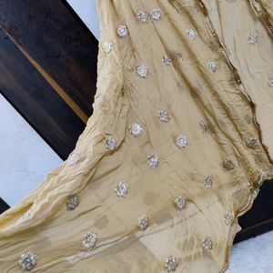 Designer Dupatta And Plazzo